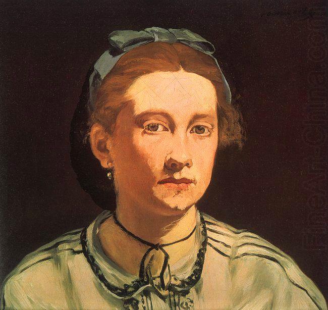 Edouard Manet Portrait of Victorine Meurent china oil painting image